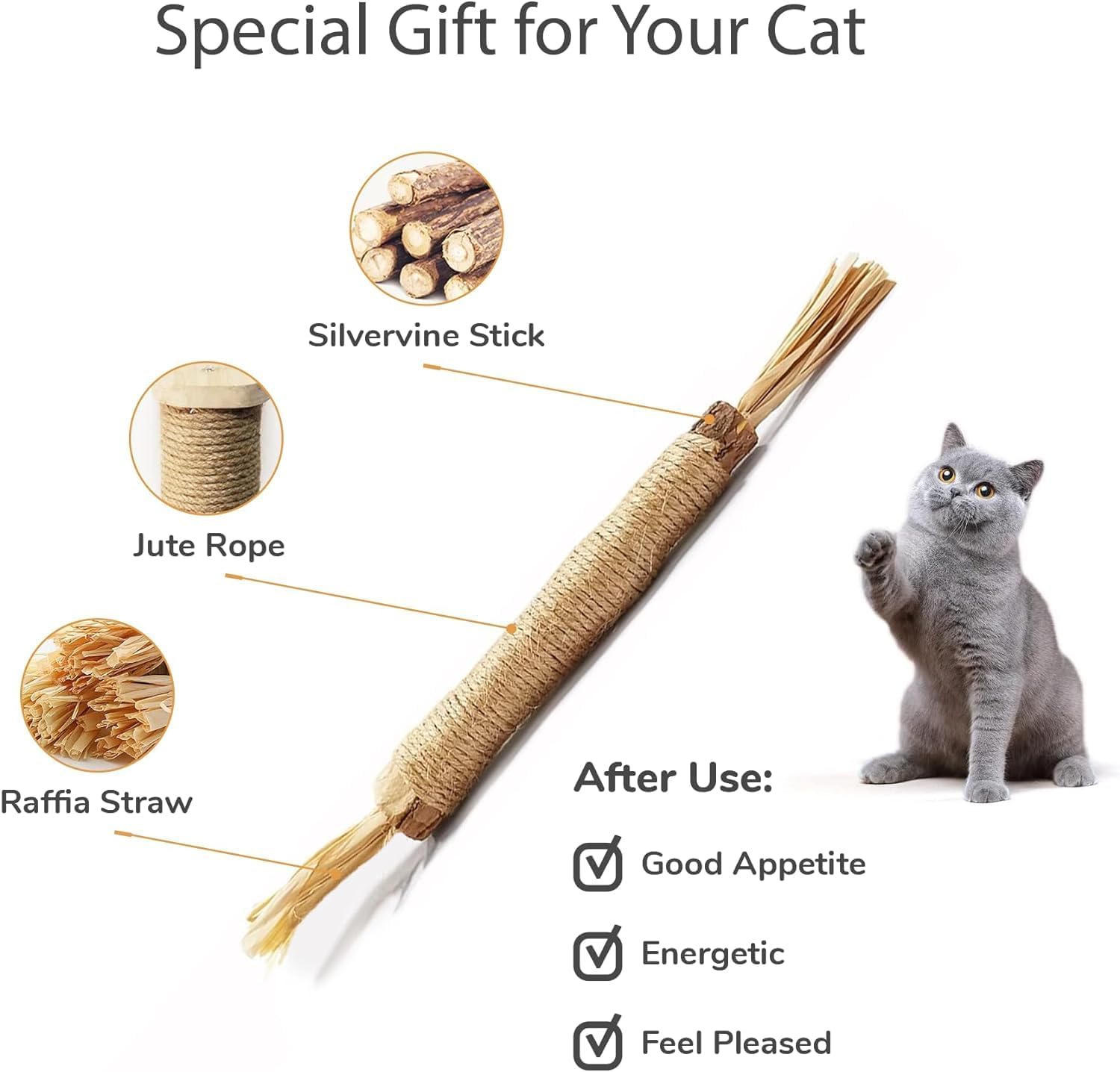 Cat Scratcher L Shape with Ball Toy for Indoor Cats